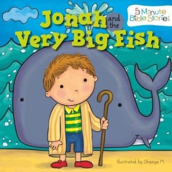 Jonah and the Very Big Fish 5 Minute Bible Stories Board Book Religious - Picture 1 of 2